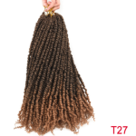 TOMO Pre-twisted Passion Twist Crochet African Dirty Braids Crochet Hair