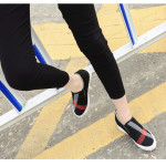 Women's high-top canvas shoes