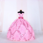 Handmade Doll Dresses Outfit Fashion Evening Party Clothes For Xmas Girl Gift