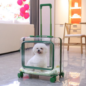 Doggy Space Capsule Pet Portable Large Capacity Out Pull Rod Box