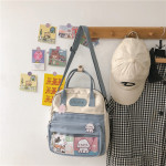 Women's Large-capacity Canvas Bag Cute Multi-purpose Shoulders