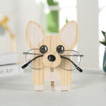 Creative Eyeglasses Holder Animal, Eyeglass Holder, Cute Handmade Wooden Carving Glasses Stand, Sunglasses Display Stands For Home Office Desk Nightstand, Gift For Christmas Birthday