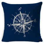 Sofa Living Room Ocean Pattern Pillow