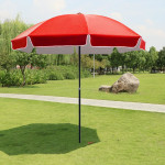 Simple Solid Color Outdoor Sunscreen Umbrella