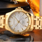 Luxury Brand Man Gold Dress Watches Stainless Steel