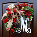 Christmas Letter Door Hanging Simulation Chinese Hawthorn Garland