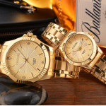 Luxury Brand Man Gold Dress Watches Stainless Steel