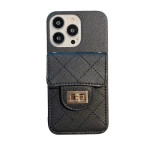 Women's Fashion Slant Across The Lambskin Phone Case