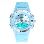 Hipster Double Display Electronic Watch Multifunctional Student Watch