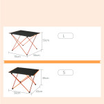 Folding Tables And Chairs Aluminum Alloy Portable