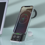 Wireless Charging Base With Clock Display Function Stand