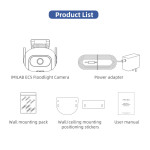 IMILAB - EC5 Wifi Smart Security System Kit Outdoor Video Surveillance Mihome App Wireless Ip Projector Camera 2Kc