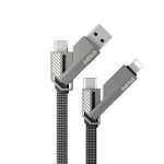 Four-in-one Fast Charge Data Cable Double-headed Tpyec Charging Cable