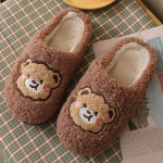 Non-slip Cute Indoor Home Dormitory Plush Couple Slippers