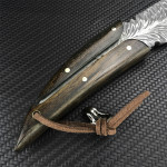 Outdoor StraightHigh Hardness Self-defense Carrying Knife Home Collection Outdoor