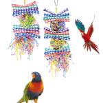 Parrot Toy Woodskin Hand-woven Boredom Cage Supplies