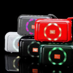 TG193led Colorful Light Bluetooth Speaker Card Small Speaker Portable Fm Radio Bluetooth Speaker