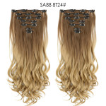 Long Curly Hair High Temperature Silk Curtain