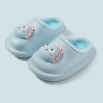 Boy's Home Waterproof Indoor Female Baby Winter Non-slip Kids Cute Plush Slippers