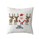 2021new Polyester Pillow Cover Holiday Series Pillow Cover Christmas Ball Christmas Tree Pattern Pillow Without Core