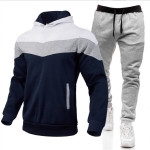 Men's Casual Patchwork Top Casual Trousers