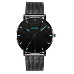 Stainless Steel Mesh Band Business Quartz Watch