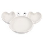 Silicone Split Cutlery Crab Plate For Infants