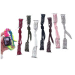 Nylon Watchband Metal Chain Creative Weaving