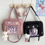 Harajuku Female Student Crossbody Bag Retro One Shoulder Bag Female