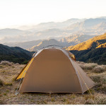 Double Layer Outdoor Camping Tent With Silicon Coating For Two People