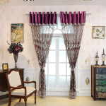 High-end Embossed Embroidered Window Screens For Living Room And Bedroom Italian Flannel Shading