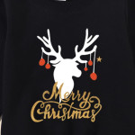 European And American Christmas Family Fashion Leisure Elk Letter Printing