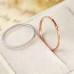 S925 Silver Ring Temperament Simple Joint Line Ring Girl Ring Ring