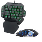 Eat Chicken One-handed Mechanical Keyboard Throne Left-handed Small Keyboard Mobile Game External Ebay Amazon Keyboard