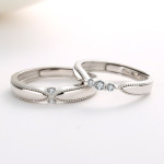 Korean Silver Angel lovers ring marriage engagement silver men and women wholesale ring manufacturer