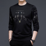 Men's Loose Casual Round Neck Long Sleeve Pullover Sweater