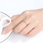 Korean Fashion Silver Jewelry Made Of Round Zircon