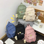 Schoolbag High School Nylon Large Capacity Backpack Female Backpack Student