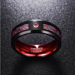 Celtic Dragon Tungsten Carbide Rings