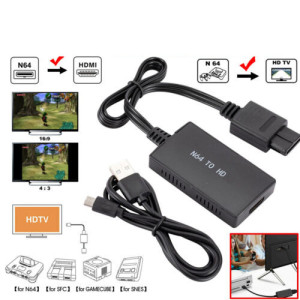 N64 To HDMI Converter HD Cable For N64 GameCube SNES