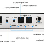 Dts Digital To Analog Audio Decoder Fiber Coaxial To 5.1 Channel Dolby Ac-3 Converter