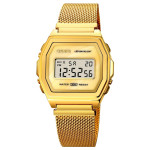 Fashion Cool Multi-function Trend Personality Student Waterproof Stainless Steel Electronic Watch