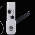 Hand-cranked Multifunctional Flashlight Radio Emergency Mobile Phone Charging Function