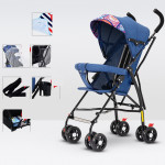 Sit And Lie Down Baby Portable Folding Simple Trolley