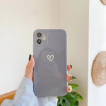 Couples Love Suitable For Iphone14 Phone Case SE, 13 Solid Color 12, XsMax Soft Case