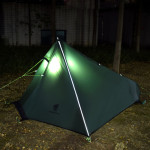 Single Poleless Tent Full Set Right Opening Picnic Camping Tent