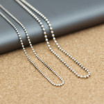 S925 Silver Fashion Ball Bead Chain All-matching