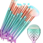 Gradient Mermaid Makeup Brush Set