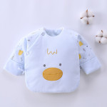 Newborn Baby's Pure Cotton Half Back Top