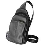 Men's Sports Cross-body Bag Top Layer Cowhide Business Backpack